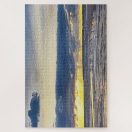 Vögel sammeln sich am Strand von Florida bei Sonne