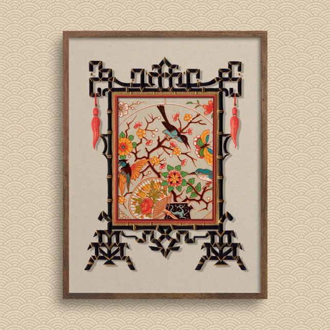 Vögel & Schmetterlinge Kunst drucken Poster (Von Creator hochgeladen)