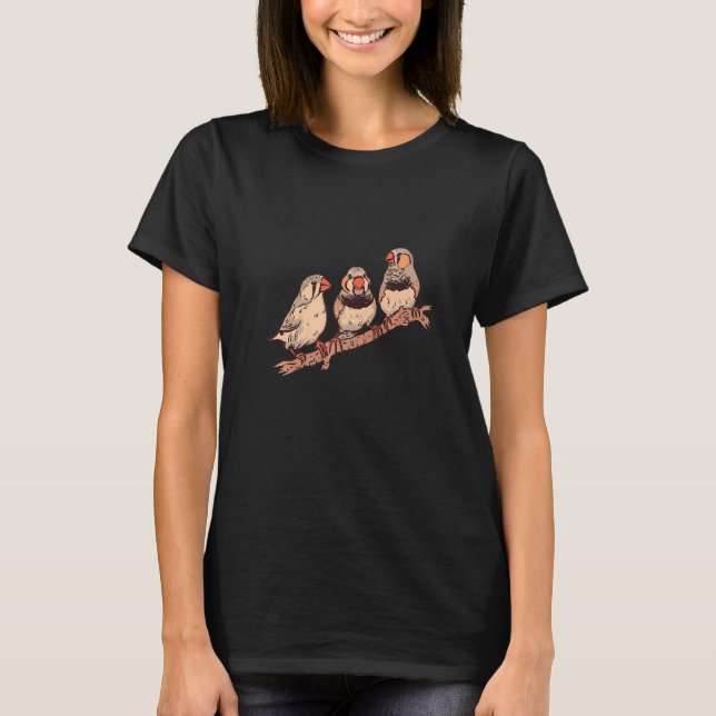 Vögel schön T-Shirt (Vorderseite)