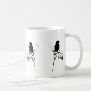 Vogel-Silhouette Kaffeetasse