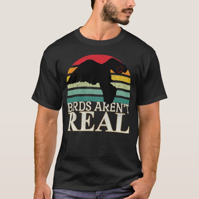 Vögel sind keine echten Vögel, die uns beobachten T-Shirt (Vorderseite)