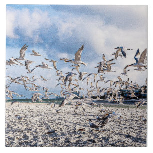 Vögel steigen fliese