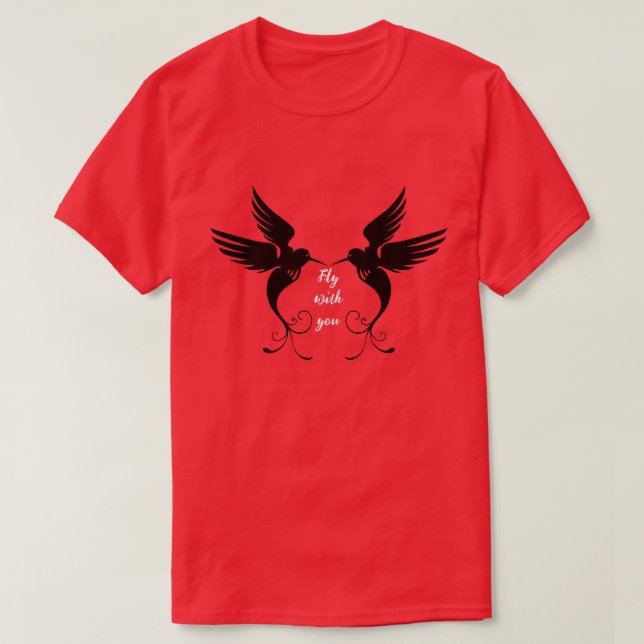 Vögel T-Shirt (Design vorne)