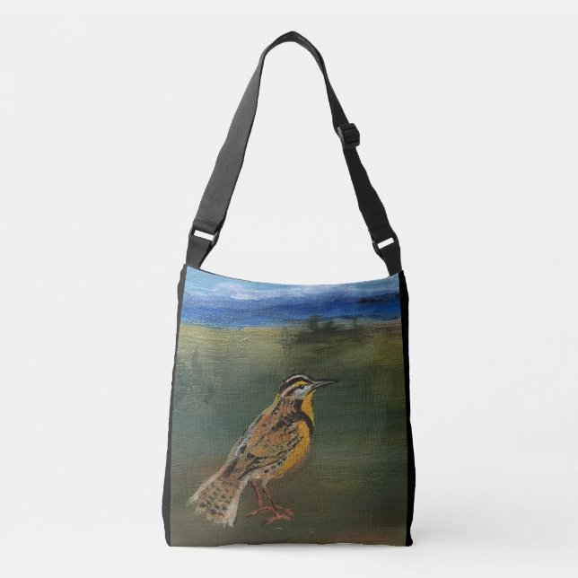Vogel-Tasche Tragetaschen Mit Langen Trägern (Vorderseite)