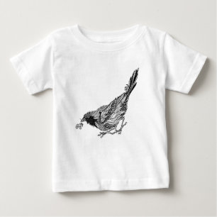 Vogel-Tätowierung Baby T-shirt