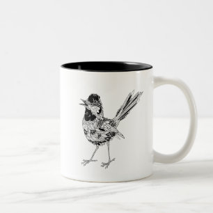 Vogel-Tätowierung Zweifarbige Tasse