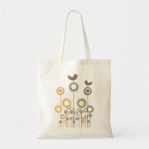 Vogel-u. Blumen-Taschen-Tasche Tragetasche