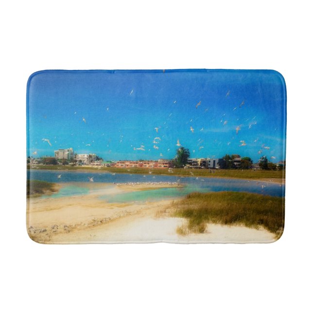 Vögel überall badematte (Vorderseite)