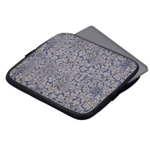 Vogel und Anemone von William Morris Vintage-Muste Laptopschutzhülle