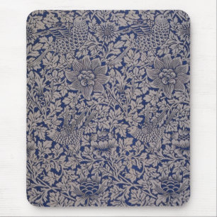 Vogel und Anemone von William Morris Vintage-Muste Mousepad