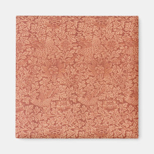 Vogel und Anemone von William Morris, Vintage Natu Magnet