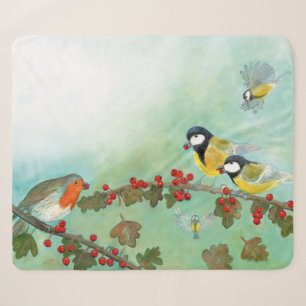 Vögel und Beeren Sherpadecke
