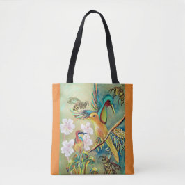 Vögel und Bienen, die Taschentasche malen Tasche