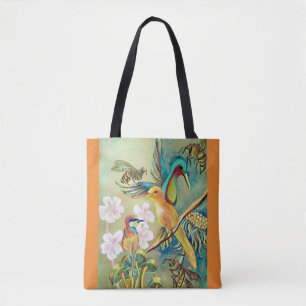 Vögel und Bienen, die Taschentasche malen Tasche
