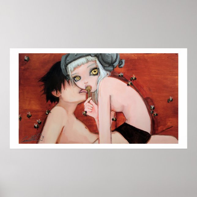 Vögel und Bienen-Plakate Poster (Vorne)