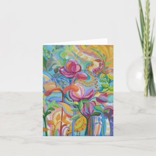 Vögel und Blume Ankündigung