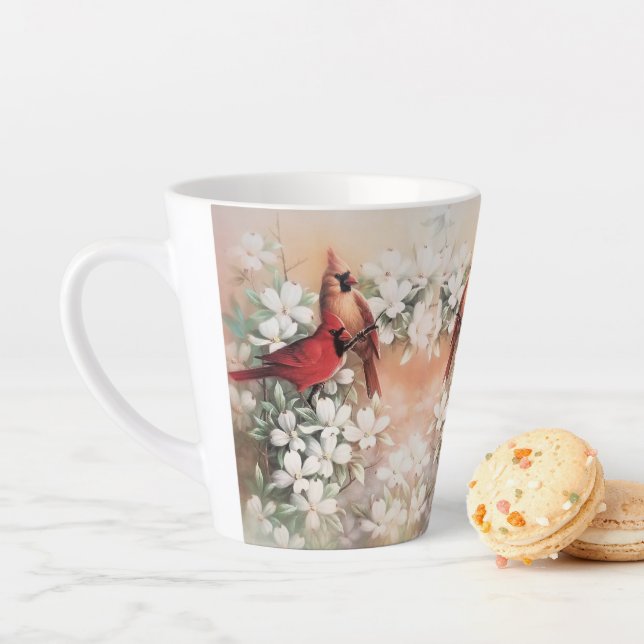 Vögel und Blume des Kardinals Milchtasse (Beispiel)