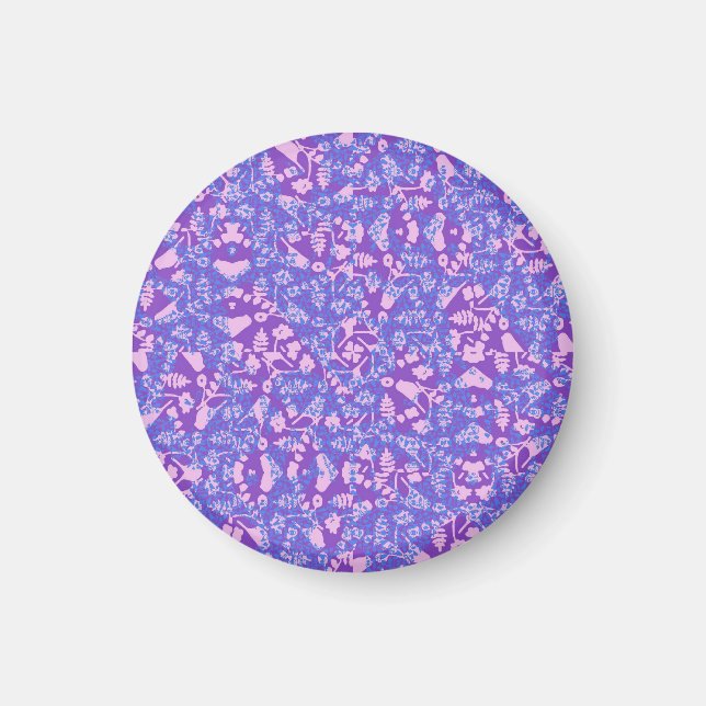 Vögel und Blume Magnet (Vorne)