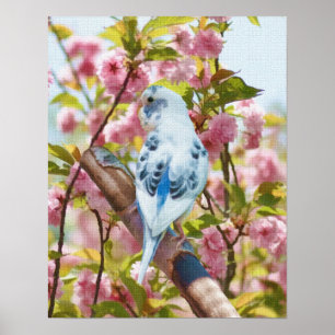 Vogel und Blume Springtime Print Poster
