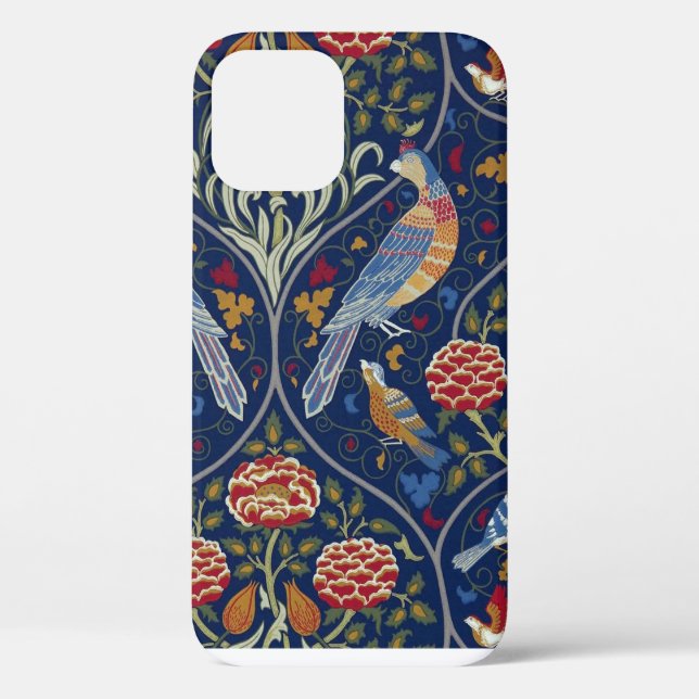Vögel und Blume, William Morris Case-Mate iPhone Hülle (Rückseite)