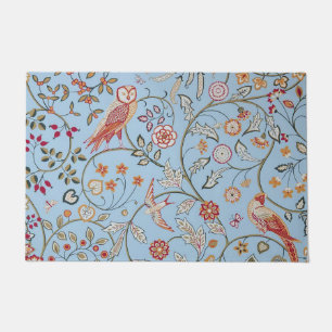 Vögel und Blume, William Morris Fußmatte