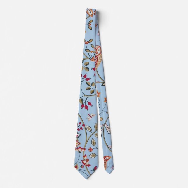 Vögel und Blume, William Morris Krawatte (Vorderseite)