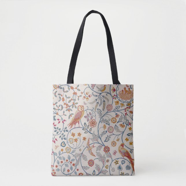 Vögel und Blume, William Morris Tasche (Vorderseite)