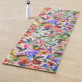 Vögel und Blume Yogamatte