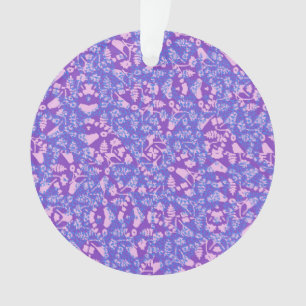 Vögel und Blumen Ornament