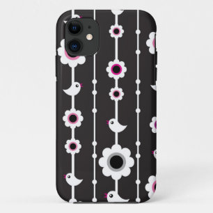Vogel- und Blumenmuster Case-Mate iPhone Hülle