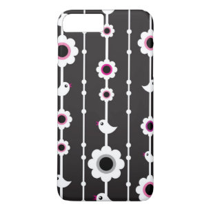 Vogel- und Blumenmuster Case-Mate iPhone Hülle