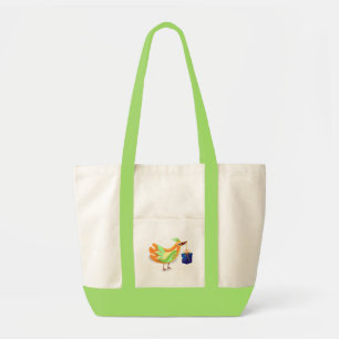 Vögel und Geschenk, Tasche