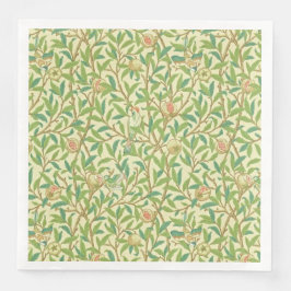 Vogel und Granatapfel Serviette