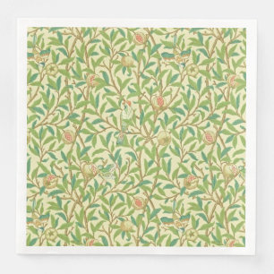 Vogel und Granatapfel Serviette