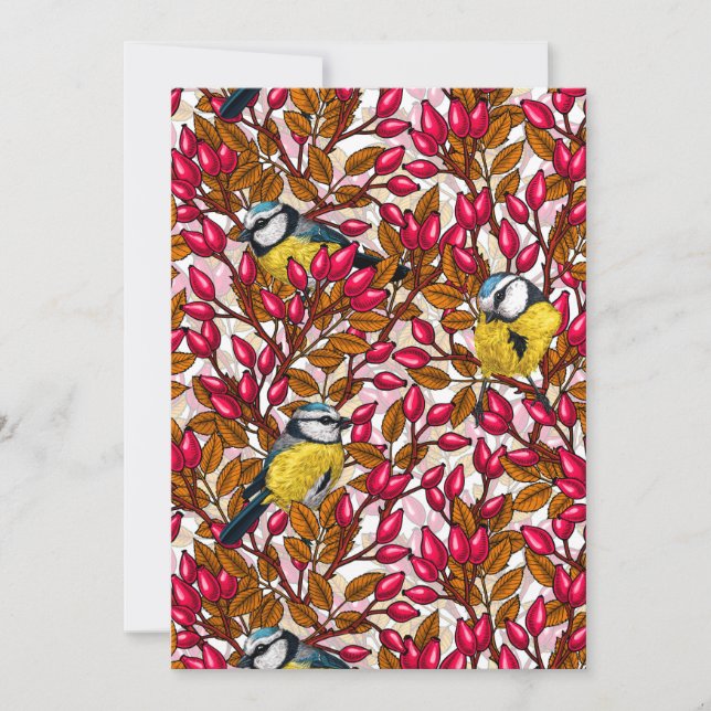 Vögel und Hunde Rose Hüften (Vorderseite)