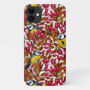 Vögel und Hunde Rose Hüften Case-Mate iPhone Hülle