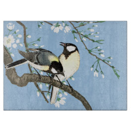 Vögel und Kirschblüten Ohara Koson Schneidebrett