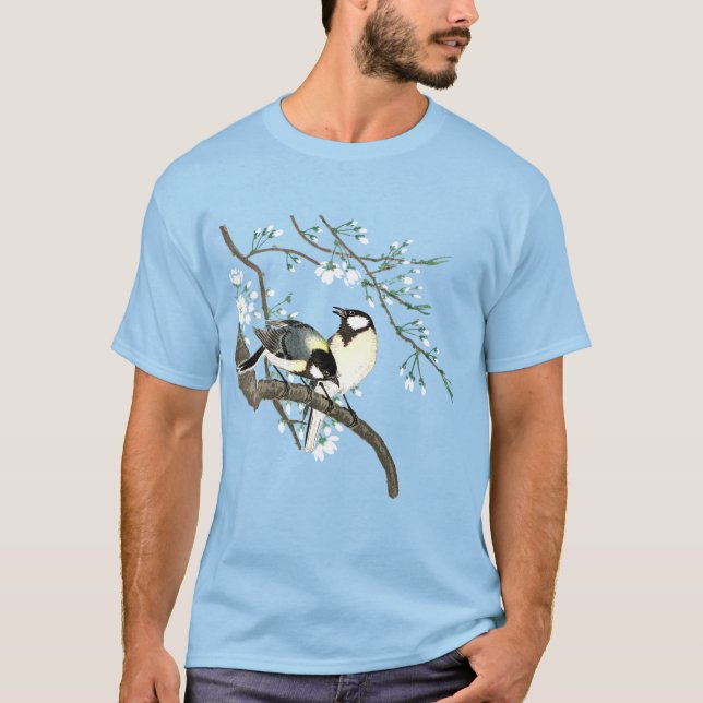 Vögel und Kirschblüten Ohara Koson T-Shirt (Vorderseite)
