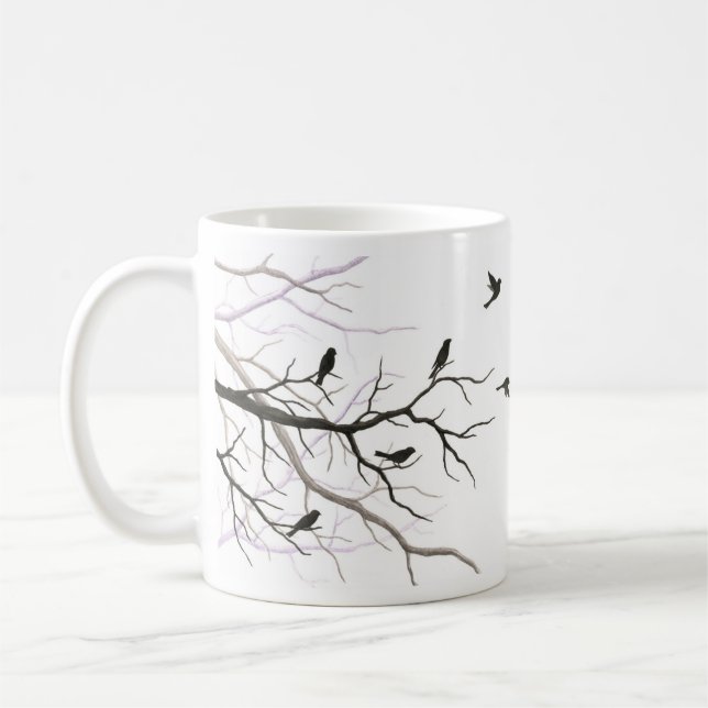 Vögel und Niederlassungs-Tasse Kaffeetasse (Links)