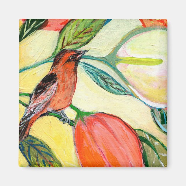 Vögel und Schmetterlinge Nr. 7 Magnet (Vorne)