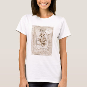 Vögel und Shabby Chic T-Shirt