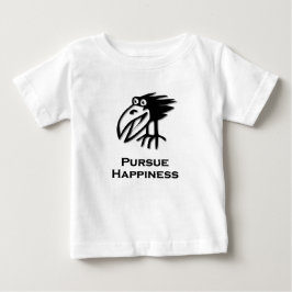 Vögel verfolgen Glück Baby T-shirt
