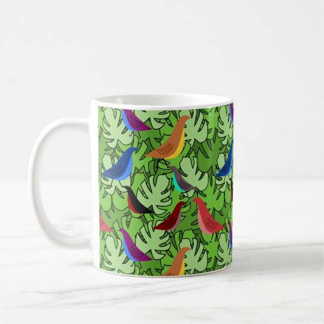 Vögel, Vögel, Vögel Kaffeetasse (Links)