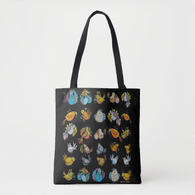Vögel & Vögelchen Tasche (Vorderseite)