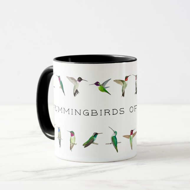 Vögel von Arizona Tasse (Vorderseite Links)