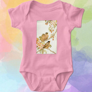 Vögel von Baby und Apple blühen Strampler