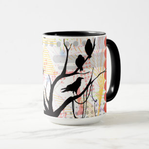 Vögel von einem Schlag seien einzigartig zusammen Tasse