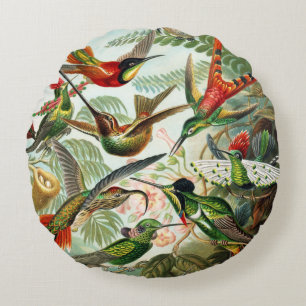 Vögel von Ernst Haeckel Rundes Kissen