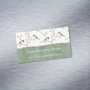 Vögel von gleicher Art Geschäftsnamen-Website Magnetische Visitenkarte