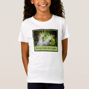 Vögel von gleicher Art scharen sich um Kakadu T-Shirt